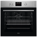 Aeg BEX535A61M Multifunction oven with AirFry and Aqua cleaning, 9 functions, retractable rotary con