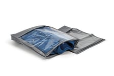 Perfetto Più - EasyBag - Housse de Rangement pour Chemises et Pulls en Tissu - Gris cendré - 33 x 45 x 5 cm