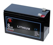 SBL 8Ah Lithiumbatteri serie/parallell -