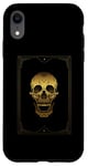 iPhone XR Tarot gold skull head death Case
