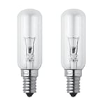 BL_2x Cooker hob hood extractor light bulbs 40W E14 Small Edison Screw SES