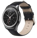 samsung Samsung Galaxy Watch 4 PU Leather (Black) Strap Black