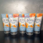 5 x St.Ives Blemish Control Natural Apricot Cleansing Face Scrub 150ml Oil Free