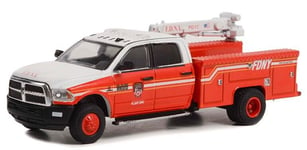 GREENLIGHT - 2018 DODGE RAM 3500 with double crane FDNY in blister pack - 1/6...