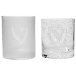Liverpool FC Whiskey Glass Heritage 2-pakk - Fc Merchandise unisex