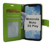 Crazy Horse Wallet Motorola Moto E6 Play (Grön)