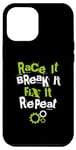 iPhone 14 Plus Race Break Fix It Repeat Funny Diesel Mechanic Humor Designe Case