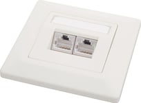 Solarix - Uttag För Nedsänkt Montering - Cat 6 - Stp - Rj-45 - Vit