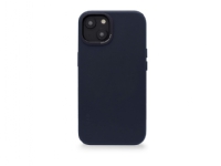 Decoded - skyddande läderfodral för iPhone 14 Plus kompatibelt med MagSafe (stålblått)