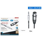 Trade Shop - Jack 6.5mm To Xlr Female Audio Microphone Extension Cable 10 Metres Jxlr-08