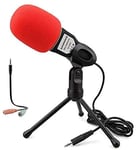 SOONHUA Microphone PC Microphone à Condensateur USB Professionnel pour Ordinateur Portable Mac Ou Windows Studio Enregistrement Voix Voix Off Diffusion en Streaming