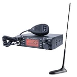 Radio CB PNI Escort HP 9001 Pro ASQ 12/24 avec Antenne CB PNI Extra 45 avec Base magnétique