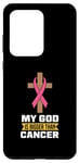 Galaxy S20 Ultra My god is bigger than cancer - Breast Cancer Case