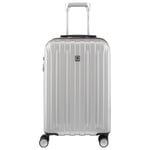 Delsey Luggage Helium Titanium Carry-On EXP Spinner Trolley, Silver, One Size