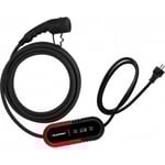 Blaupunkt P1PM2T2 - elektrisk bil laddningsenhet med kontrollpanel, 8 m, Shuko-Type2, 1-fas