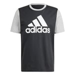 adidas Men Essentials T-Shirt en Jersey Simple avec Grand Logo, Taille S