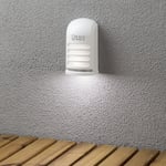 Konstsmide Prato Vägglykta LED med rörelsevakt Vit