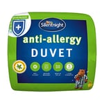 Silentnight Anti Allergy Super King Duvet 4.5 Tog - Lightweight Summer Quilt Duvet Anti-Bacterial and Machine Washable - Super King Bed