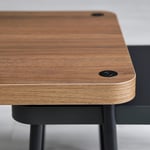 IKEA IKEA SONHULT satsbord, set om 2, grå/valnötsmönstrad, grå/valnötsmönstrad Max. belastning: 20 kg