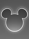 Yellowpop Mickey Mirror LED Neon Sign, White