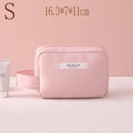 Trousse de Toilette Voyage Cosmetic Sac Esthéticien Maquillage Make Up Sac Quick Maquillage Sac Purse Sac de Toilette Organisateur Rose Maquillage Sac imperméable Trousse à Maquillage