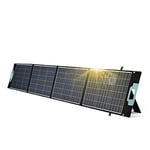 enjoy solar panneau solaire 200W 12V, panneau solaire pliable avec 3 ports USB pour charger téléphones portables et tablettes, idéal pour camping-car, bateau, camping et situations d'urgence