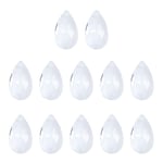 12 Piece Crystal Drops Chandelier Crystals Glass Teardrop Beads