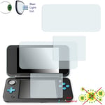 New Nintendo 2DS XL Film de protection d'écran - 2x Disagu ClearScreen pour New Nintendo 2DS XL antibactérien, filtre lumière bleue