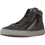 Geox J KALISPERA GIRL D Hi-Top Sneakers, (Dk Grey C9002) 11.5 UK