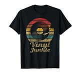 Vintage Record Player Retro Vinyl Junkie Record T-Shirt