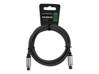 Sinox - Antennkabel - Iec-Kontakt Hane Till Iec-Kontakt Hona - 1.5 M - Koaxial