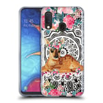 Official Monika Strigel Fawn Lace Flower Friends 2 Soft Gel Case Compatible for Samsung Galaxy A20e (2019)
