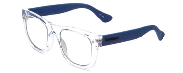 Havaianas PARATY/L Designer Reading Glasses Crystal Clear Blue Classic 52mm