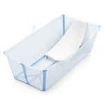 Baignoire Pliable Flexi Bath X-Large et Transat de Bain Flexi Bath - Bleu Océan