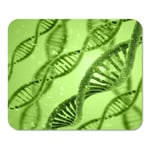 Mousepad Computer Notepad Office Blue Stem Digital DNA Structure in Colour Abstract Acid Home School Game Player Computer Worker Inch