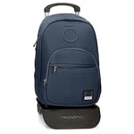 Enso Basic Sac à dos avec chariot Bleu 32x46x15 cms Polyester Pour ordinateur portable 15,6" 22.1L