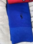 Polo Ralph Lauren Mens 3 Pack Polo Socks One Size Red Blue