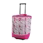 Pacific Coast Signature Femme Grand Sac de Courses à roulettes, Rose/Motif Marguerite, L