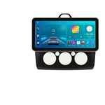 Carplay bil Android Radio, Apple Carplay-stöd, GPS-navigation, P1 Svart