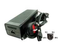 121AV Power Adaptor 24V 7.5Amps with 4 Pin Connector 1, 2 Negative 3, 4 Positive