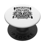 Dragon Boat Crew Paddle et Dragon Boat Racing PopSockets PopGrip Interchangeable