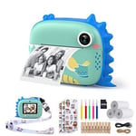HiMont Kids Camera Instant Print, Digital Camera for Kids with Zero Ink Print