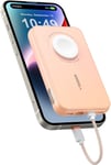 Rose 10000mah Batterie Externe Avec Cable Int¿¿Gr¿¿ Pour Iphone Apple Watch Samsung Huawei Etc.","20w Pd Charge Rapide Mini Power Bank 4