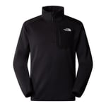 The North Face Mens Crest 1/4 Zip (Svart (TNF BLACK) Large)
