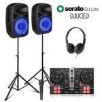 DJ Kit with Hercules Inpulse 200 MK2 Controller, VPS082A Speakers and Headphones