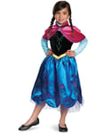 Anna - Lisensiert Deluxe Frost/Frozen Kostyme til Barn