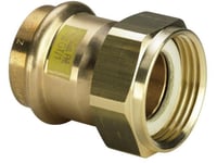 Viega Dubbel Anslutningskoppling Med Sc-Contur Profipress G 22X3/4" 638498