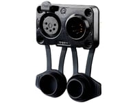 Rean Av Rrx5mf-Z-012-1 Xlr-Kontakt Anslutningsdon, Infällt, Anslutningsdon, Infällt Stiftantal: 5 Svart 1 St