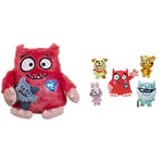 Love Monster 539 2207 Giggle and Hug Cuddly Toy EA Feature Soft, Multicoloured & 539 Friends Figurine Set, Multicoloured, 2205 Fluffytown