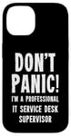 Coque pour iPhone 14 Superviseur du bureau de service informatique
